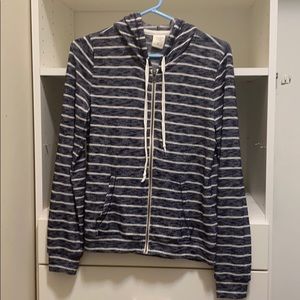 Abercrombie & Fitch lightweight zip-up hoodie